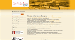 Desktop Screenshot of museodellosportbologna.it